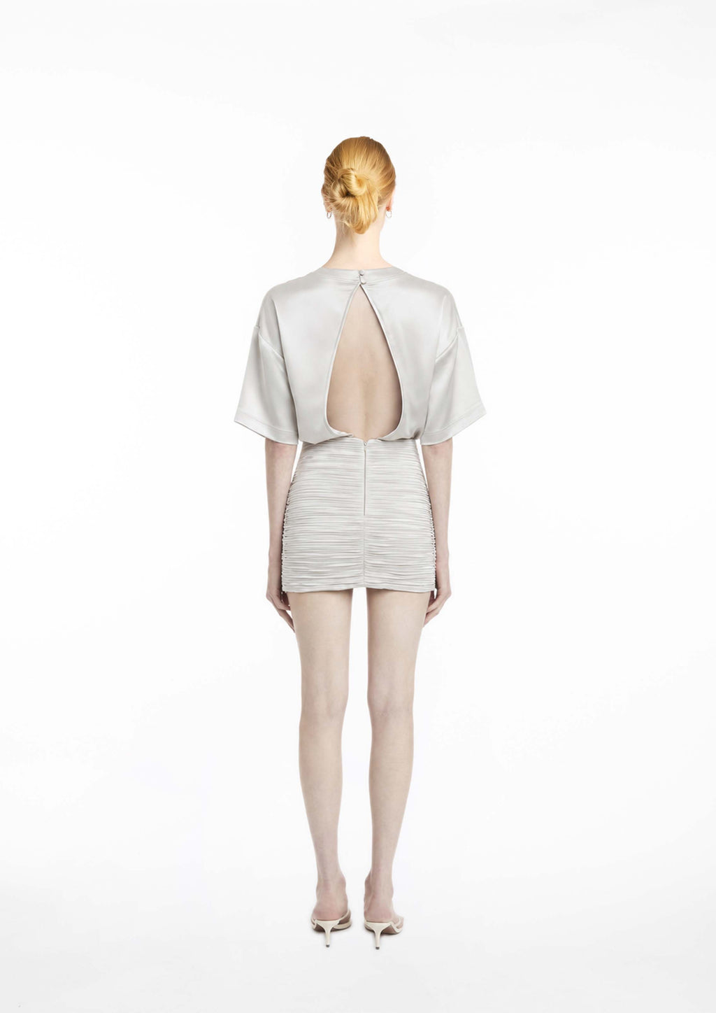 Ruched Mini Skirt