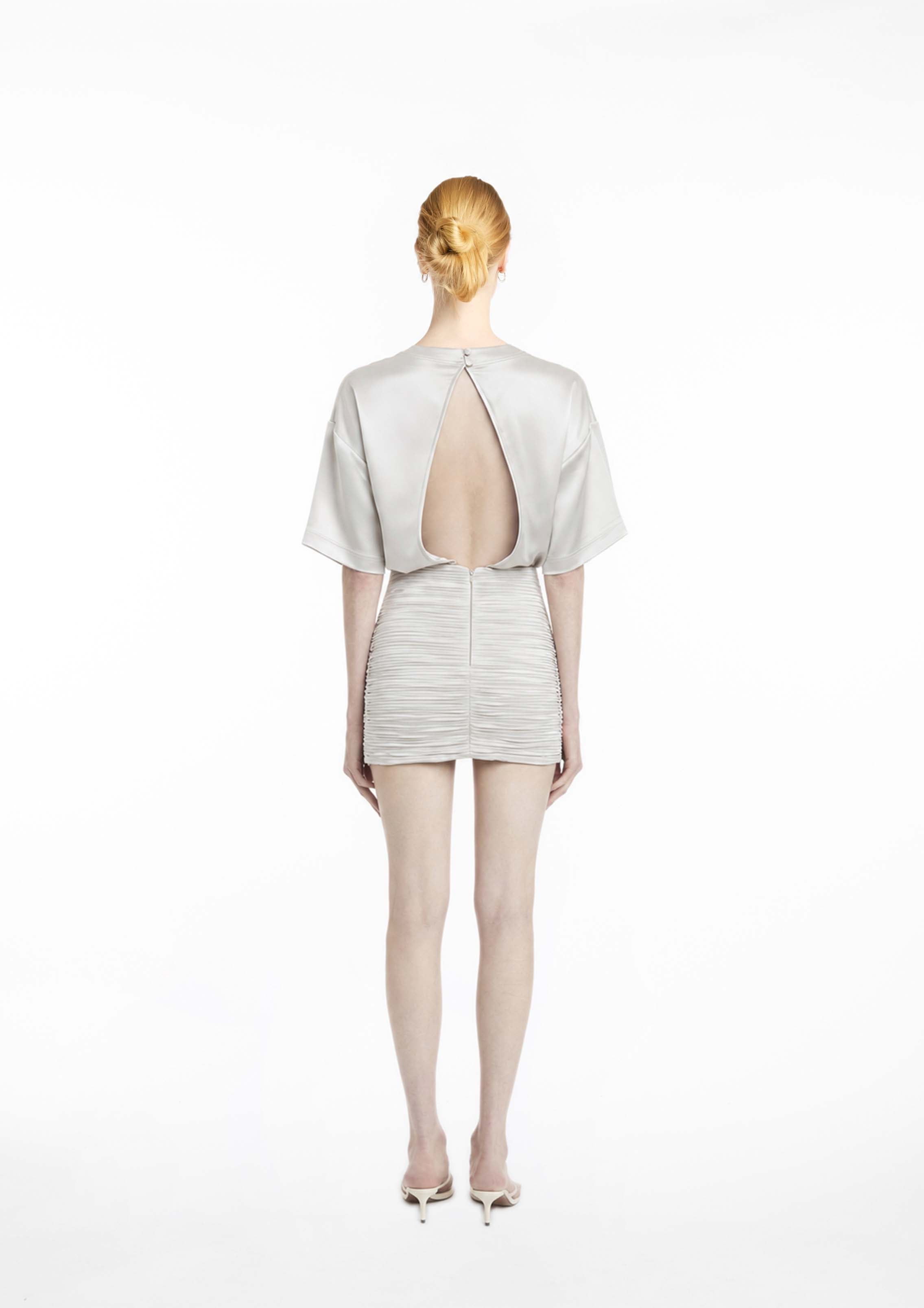 Ruched Mini Skirt